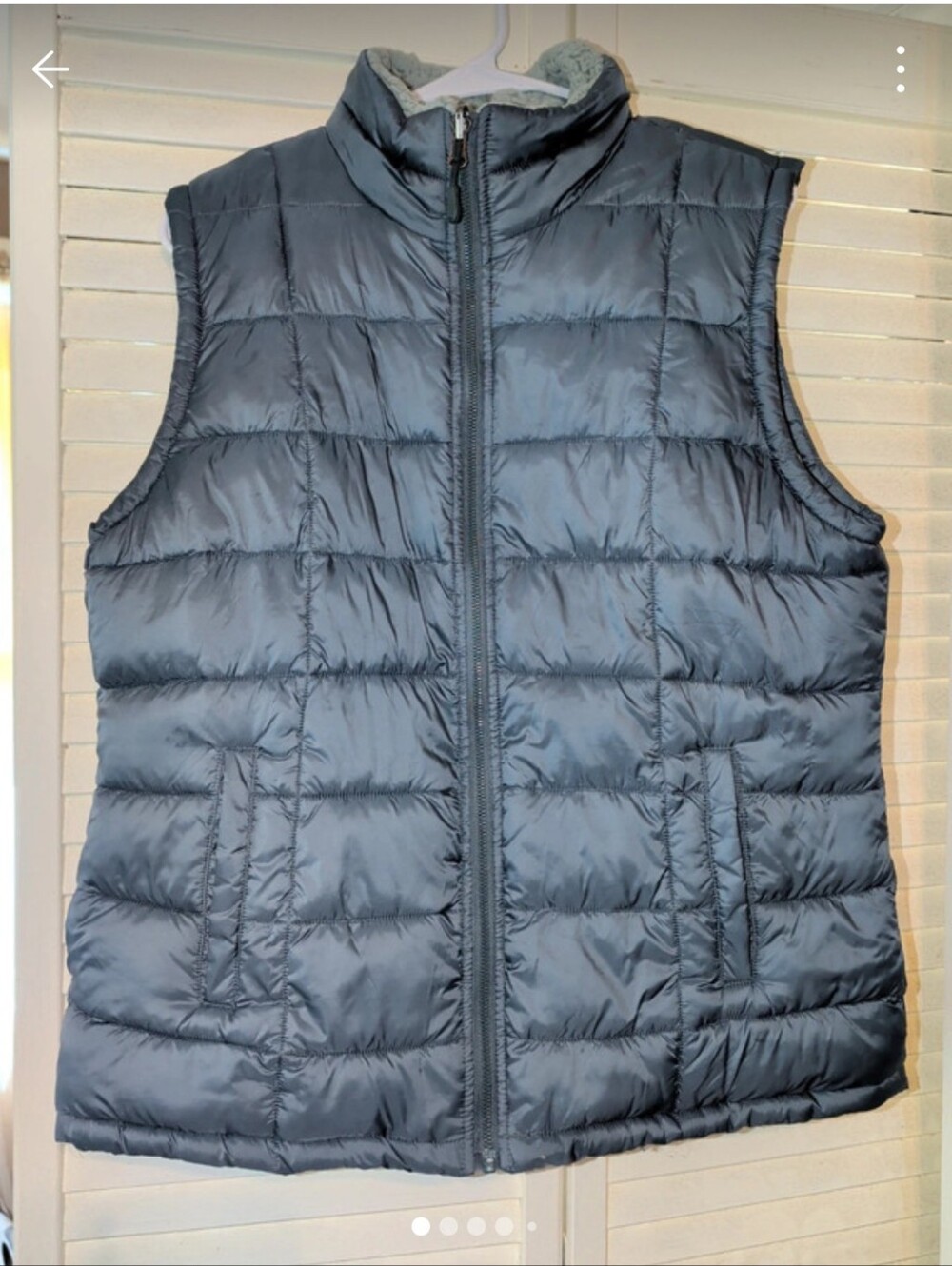 32 Degrees Reversible Puffer Vest Teal